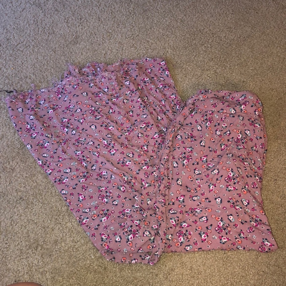 Floral Print Pants